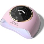 Lampe uv led pour nail art 288 pour ongles en gel cran lcd 4 rglages deminuterie et capteur automatique ...