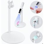 Lampe uv nail art avec support robuste et rglable  360 pour vernis  ongles ?il de chat / amricain ...