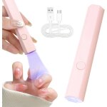 Lampe uv ongles gel lampe uv led sche ongles portable mini uv led lampe  ongles avec usb rechargeable ...