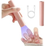 Lampe uv ongles gel mini lampe uv led 3w sans fil schage ultra rapide usb portable lampe uv ongles petite ...