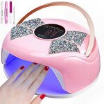 Lampe uv sche ongles byondself 288w 10s / 30s / 60s / 99s lcd dtection intelligente avec bande abrasive ...