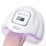 Lampe uv s�che ongles - ding - x5 max - 45 led - 180w - 4 minuteries 10 / 30 / 60 / 99s