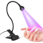 Lampe uv for sche - ongles longueur donde 395 nm pince de bureau mini usb for ongles en gel outils de ...