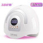 Lampe uv sun x26 pour ongles 380w 81 led s�che - ongles avec �cran lcd lampe de manucure � s�chage rapide ...