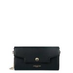Lancaster mademoiselle grace - portefeuille � rabat et chaine noir 172 - 33 - noir