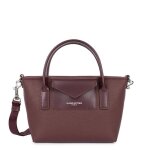 Lancaster sac cabas main zipp maya double kba 517 - 101 bordeaux