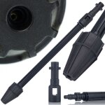 Lance avec buse rotative pour nettoyeurs haute pression krcher black & decker lavor vax et bosh aqt