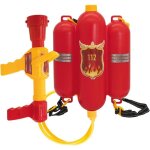 Lance  eau pompiers taille env 40 cm avec buse rglable rservoir deau et bandoulire bataille deau ...
