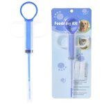 Lance pilule chat seringue pour animaux de compagnie pet pill dispenser avec 2 embouts souples rutilisable ...