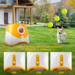 Lanceur de balle automatique lanceur de balles pour chiens distance � trois vitesses?3m 6m 9m) 3 balles ...