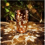 Lanternes solaires dext�rieur suspendues en forme de colibri creux en m�tal - lanterne de d�coration ...