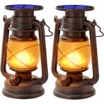 Lanternes solaires ext�rieur lanterne temp�te led de lanterne avec effet de flammes pour jardincheminspaysage ...
