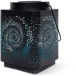 Lanterne solaire - garden id attract - bleu 11 x 11 h15 cm - 6 à 8h autonomie - mobile - bouton on / ... Lanterne solaire - garden id attract - bleu 11 x 11 h15 cm - 6 à 8h autonomie - mobile - bouton on / ...