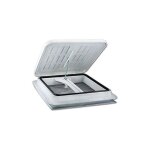 Lanterneau thermo form tf40 gris clair avec moustiquaire