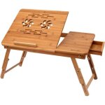 Lap desks plateau lapdesks plateau pliable portatif rglable de lit de support de tableau dordinateur ...