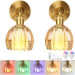 Lapamax 2 pi�ces applique murale variable avec t�l�commande e27 r�tro lampe chambre r�glable int�rieur ...