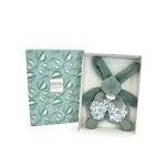 Lapin doudou - doudou pm vert sauge
