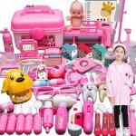 Large kit medicine petit docteur dans la case accessoires - 75 paquets Large kit medicine petit docteur dans la case accessoires - 75 paquets