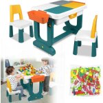 Table dactivités - lars360 - multifonctionnelle - 1 table + 2 chaises - 300 blocs - sécurisée Table dactivités - lars360 - multifonctionnelle - 1 table + 2 chaises - 300 blocs - sécurisée