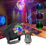 Lampe de scne - dj - laser uv - effet stroboscopique - rotative 360 - usb