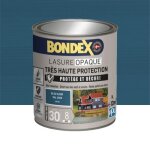 Lasure opaque bondex très haute protection 8 ans bleu azur (ral 5009) 1 l Lasure opaque bondex très haute protection 8 ans bleu azur (ral 5009) 1 l