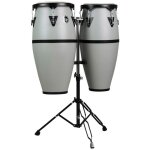 Latin percussion lp646d - sg congas discovery slate grey (lot de 2)