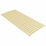 Lattes de rechange pour sommier - vidaxl - 24 lattes - 90x200 cm - bois de peuplier - pliable - lattes ...