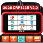 2026 launch crp123e v3. 0 valise diagnostic auto pour 4 syst�me(moteur abs srs at) 7 r�initialisations ...