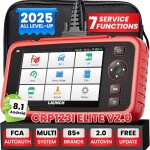 Valise diagnostic auto voiture multimarque launch crp123i v2. 0 lite eng / abs / srs / at 4 systme7 ...