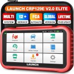 Launch crp129e v3. 0 elite valise diagnostic auto abs / srs / tcm / moteur 4 syst�mes 12 r�initialisation ...