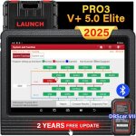 Launch x431 pro3 v + 5. 0 elite valise de diagnostic obd2 outil diagnostique auto multimarque codage ...