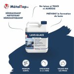 Lave glace hiver et� antigel - 5 kg - metaltop