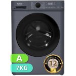 Lave - linge hublot - chiq - cw07123863ax - 7kg - classe a - 1200 rpm - lavage vapeur