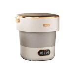 Lave linge portable - mini machine  laver portable 13l - 22w - 3 modes nettoyage - silencieux - 12v ...
