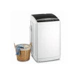 Lave - linge top - alightup - 7kg - eco - intensif - rapide trs faible conso - gris clair