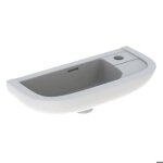 Lave - mains asymtrique linea blanc - geberit - 109000000