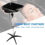 Magnifique lave - tte basculant bassin cheveux coiffure barbier sur pied hauteur rglable salon coiffeur ...