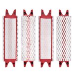- lavette - tete balai espagnol lot de 4 tampons 2 en 1 en microfibre pour vadrouille vileda ultramax ...
