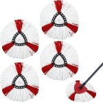 - lavette - tete balai espagnol 4 vadrouilles de rechange pour vileda turbo 2 en 1 easywring clean compatible ... - lavette - tete balai espagnol 4 vadrouilles de rechange pour vileda turbo 2 en 1 easywring clean compatible ...