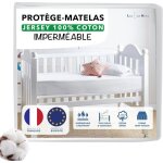 Lazy bear home al�se b�b� 70x140cm prot�ge matelas imperm�able surface coton jersey forme drap housse ...