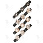 Lcc barrettes  cheveux latrale  trois fleurs pour fixer les cheveux ladies beaded hair clips side ...