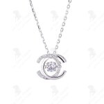 Lcc® collier pour dames s925 collier double c en argent sterling collier lettre croix collier esprit ... Lcc® collier pour dames s925 collier double c en argent sterling collier lettre croix collier esprit ...