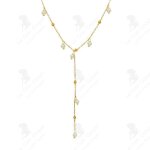 Lcc collier imitation perle textur collier perle titane plaqu or 18k collier y accessoires collier ...