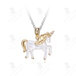Lcc collier licorne pendentif argent 925 pendentif animal fantasy pendentif or 18k pendentif femme cadeau ...