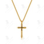 Lcc® collier rétro croix pendentif en acier titane collier de style punk en acier inoxydable européen ... Lcc® collier rétro croix pendentif en acier titane collier de style punk en acier inoxydable européen ...
