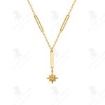 Lcc� hexagramme pendentif cha�ne clavicule niche design personnalit� simple collier pampille bijoux femme ...