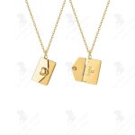 Lcc pendentif livre inaltérable couleur or 51cm - 60cm style ins chaîne de pull - over personnalisée ... Lcc pendentif livre inaltérable couleur or 51cm - 60cm style ins chaîne de pull - over personnalisée ...
