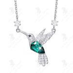 Lcc s925 collier doiseaux en argent sterling collier simple dlments danimaux collier cratif chane ...