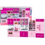 Leantoys ensemble de meubles de cuisine pour poup�e r�frig�rateur cuisini�re accessoires rose