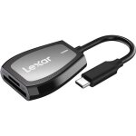 Lecteur de carte - lexar - type - c - double emplacement - compatible sd / microsd - transferts rapides ...